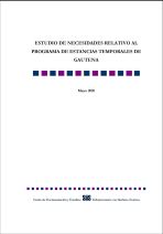 Estudio de necesidades relativo al Programa de Estancias Temporales de Gautena
