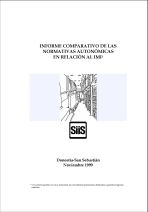Informe comparativo de las normativas auton&oacute;micas en relaci&oacute;n al IMI