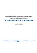 Euskadiko Gizarte Zerbitzuen gastua, finantzaketa eta jasangarritasuna